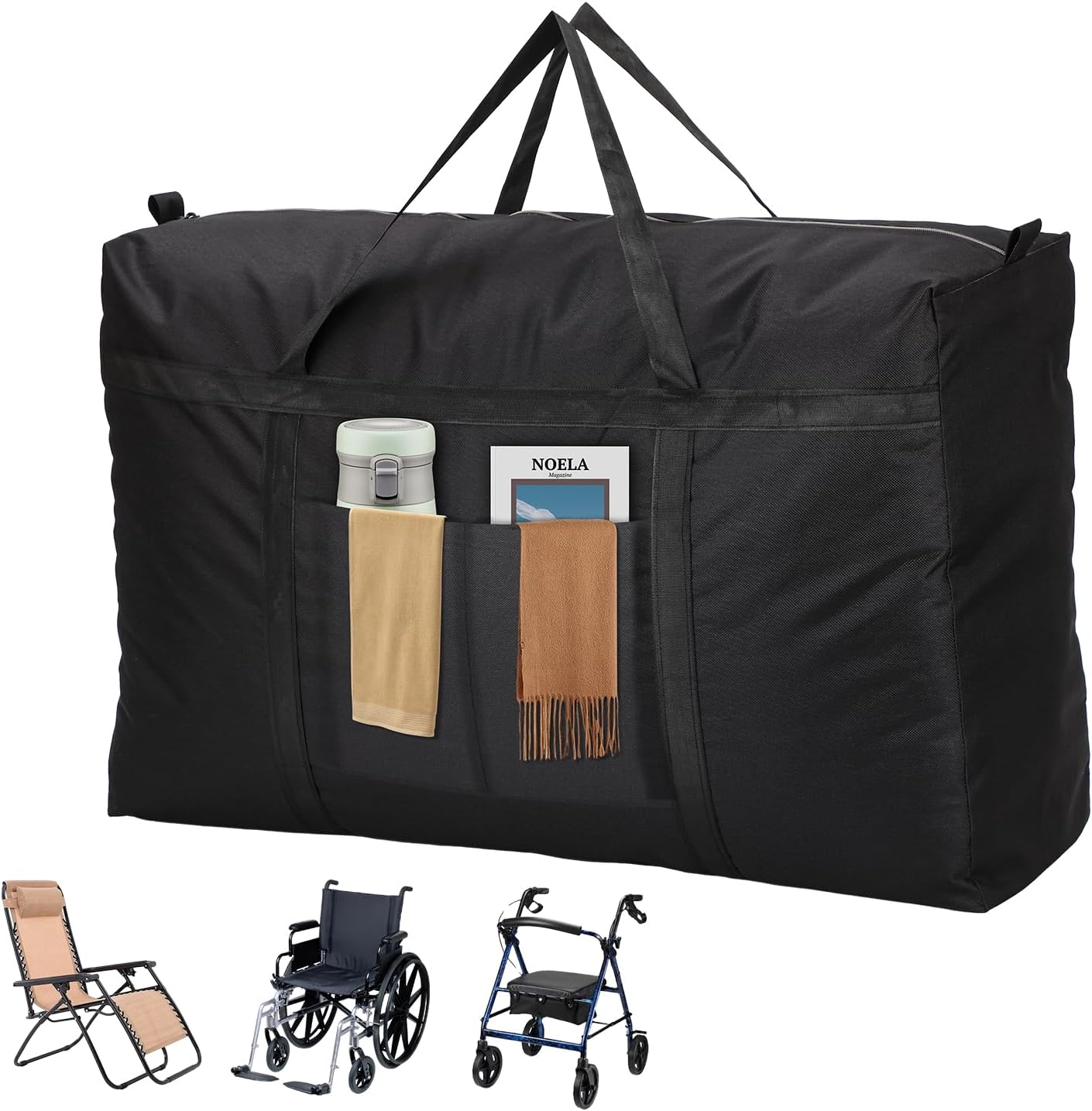 Shouken Large Rollator Travel Bag Waterproof,Wheelchair Bag