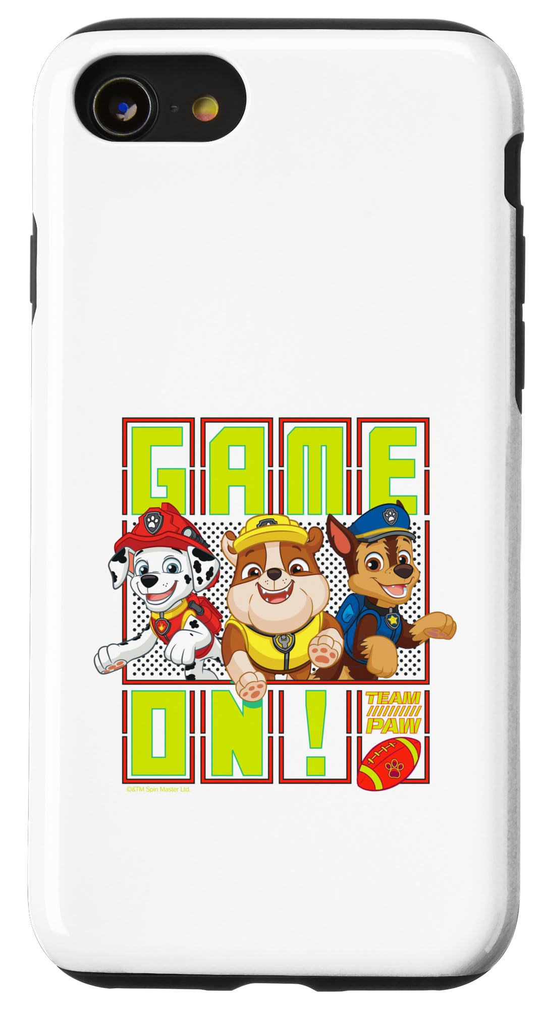 Paw Patrol Football Team Paw Game On Case for iPhone SE (2020) / 7 / 8