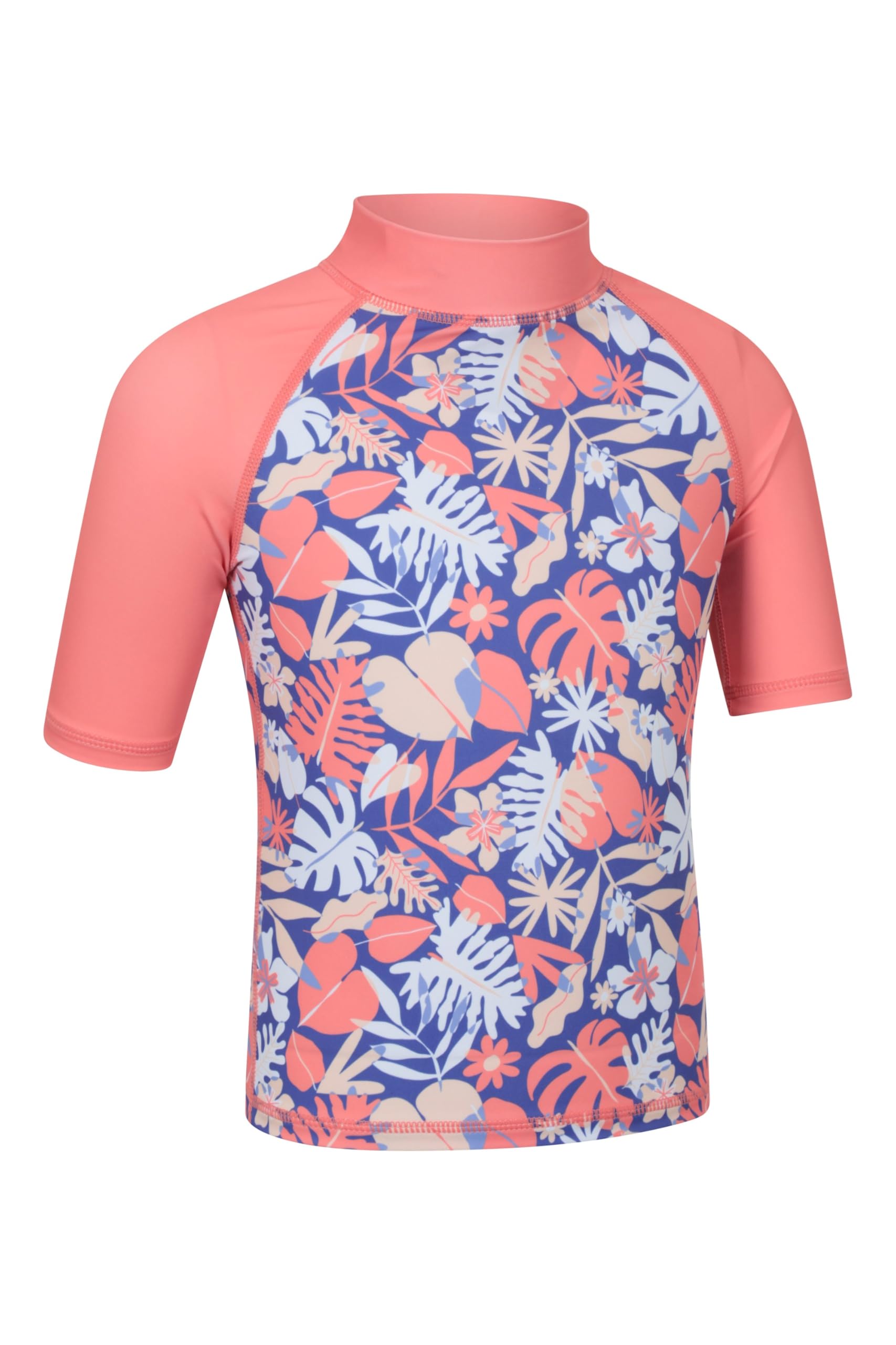 Mountain Warehouse Rashguard für Kinder - Kurzarm-Schwimmshirt, Jungen und Mädchen mit LSF 50+ UV-Schutz - Frühling, Sommer