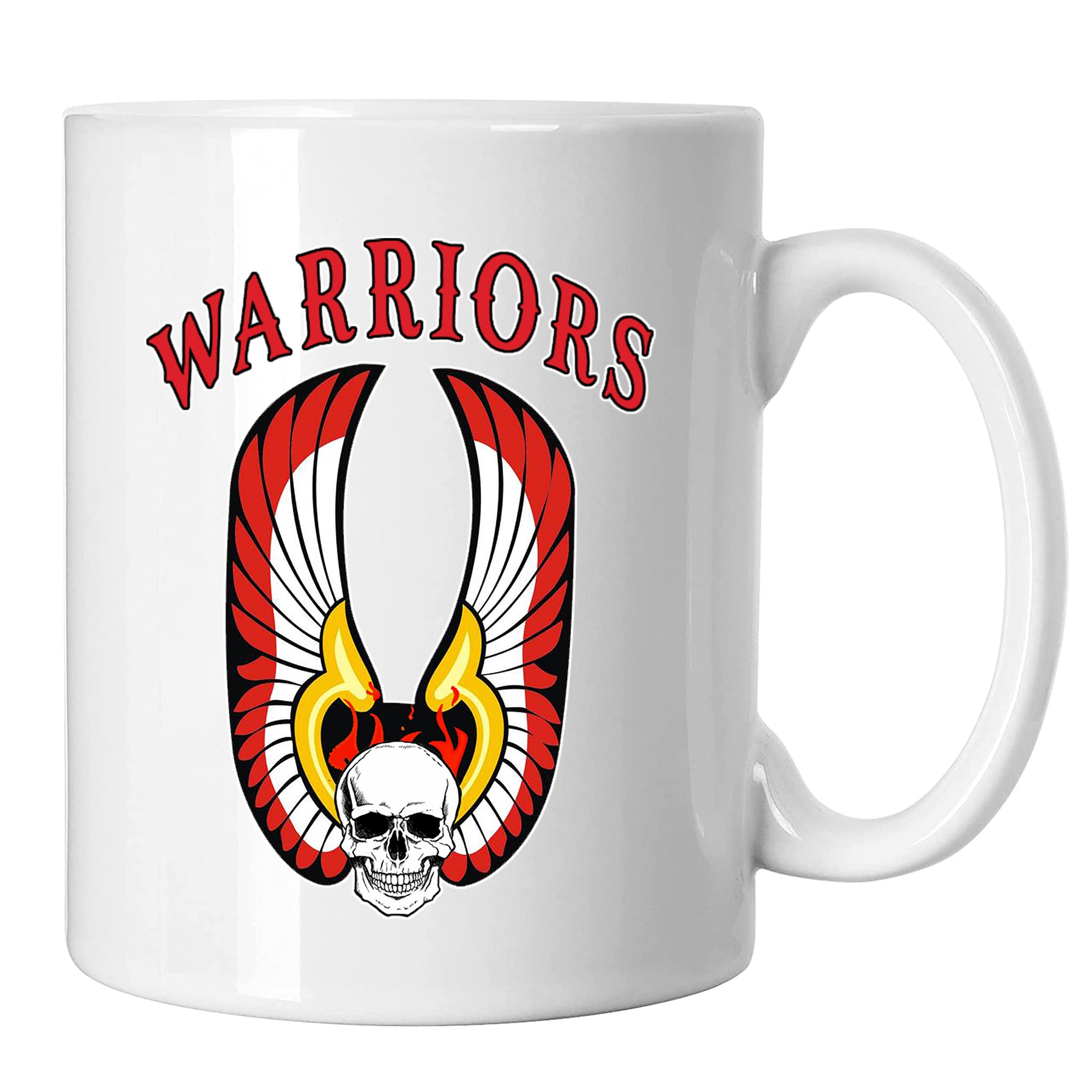 Warriors Logo Funny Novelty Gift Mugs for Men, Women, Home & Work
