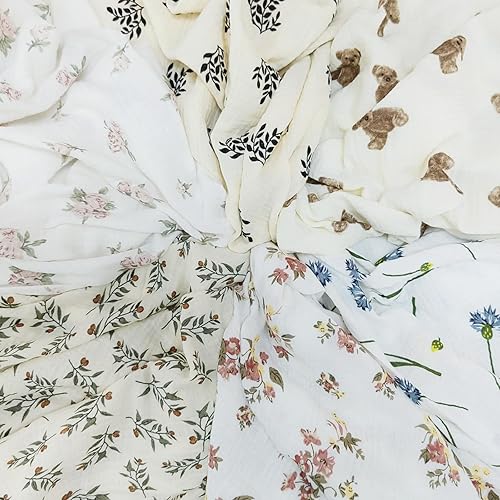 Miniatura 8 de insular Manta de muselina de algodón para bebé con borla, manta bohemia bohemia de muselina para envolver con flecos, manta de decoración de