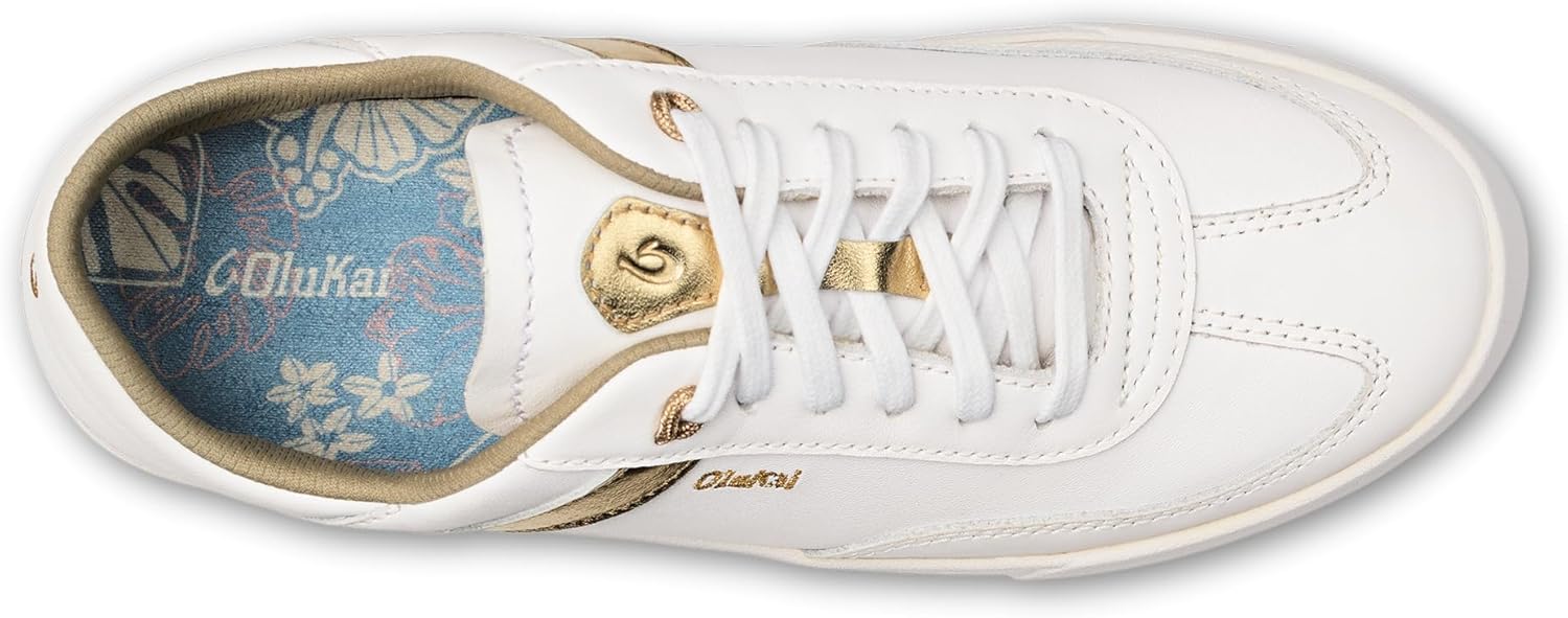 OLUKAI Ha'upu Women's Everyday Sneaker, Classic Lace-Up Design, Comfort Fit