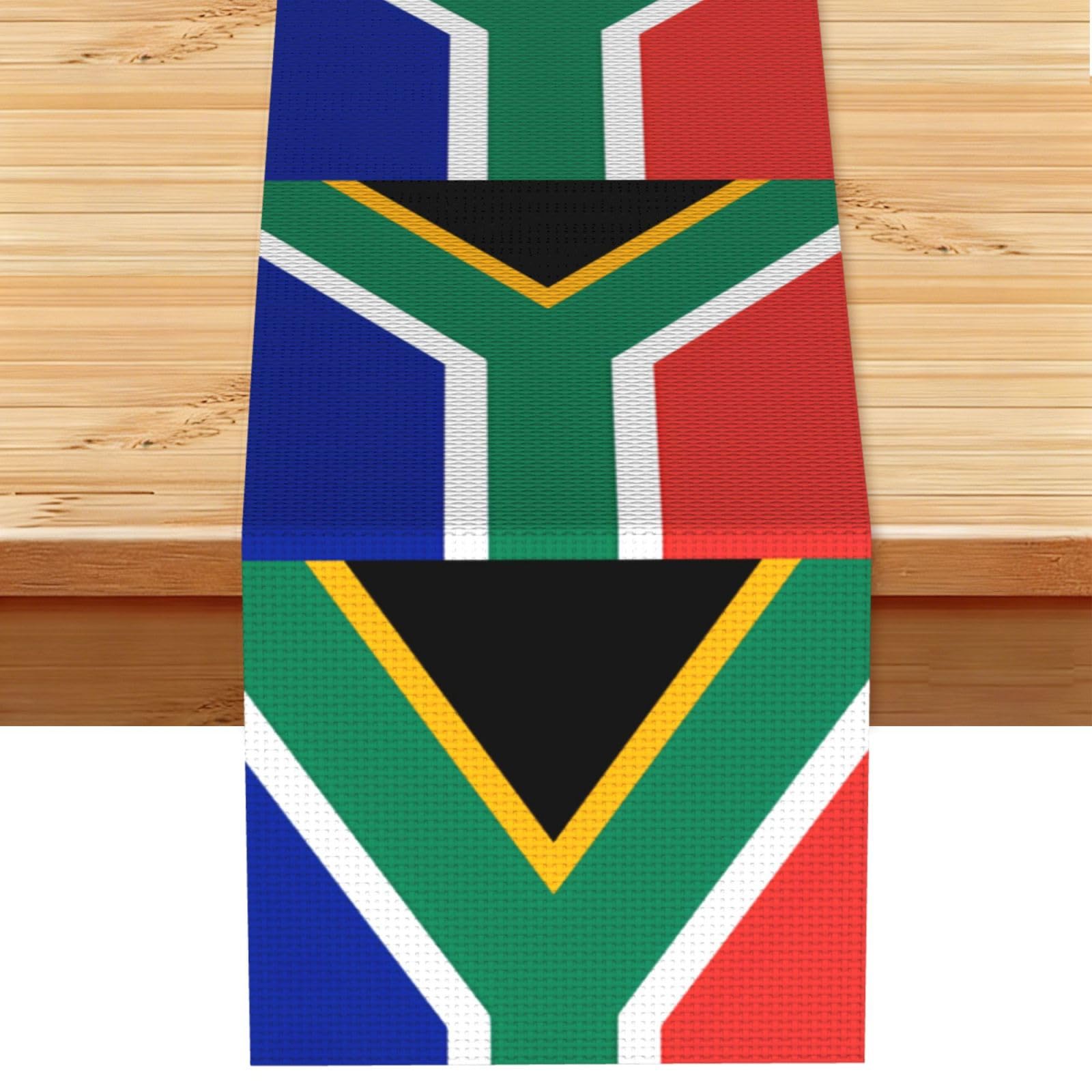 South Africa flag Table Runner 13x72 Inch Dining Decor