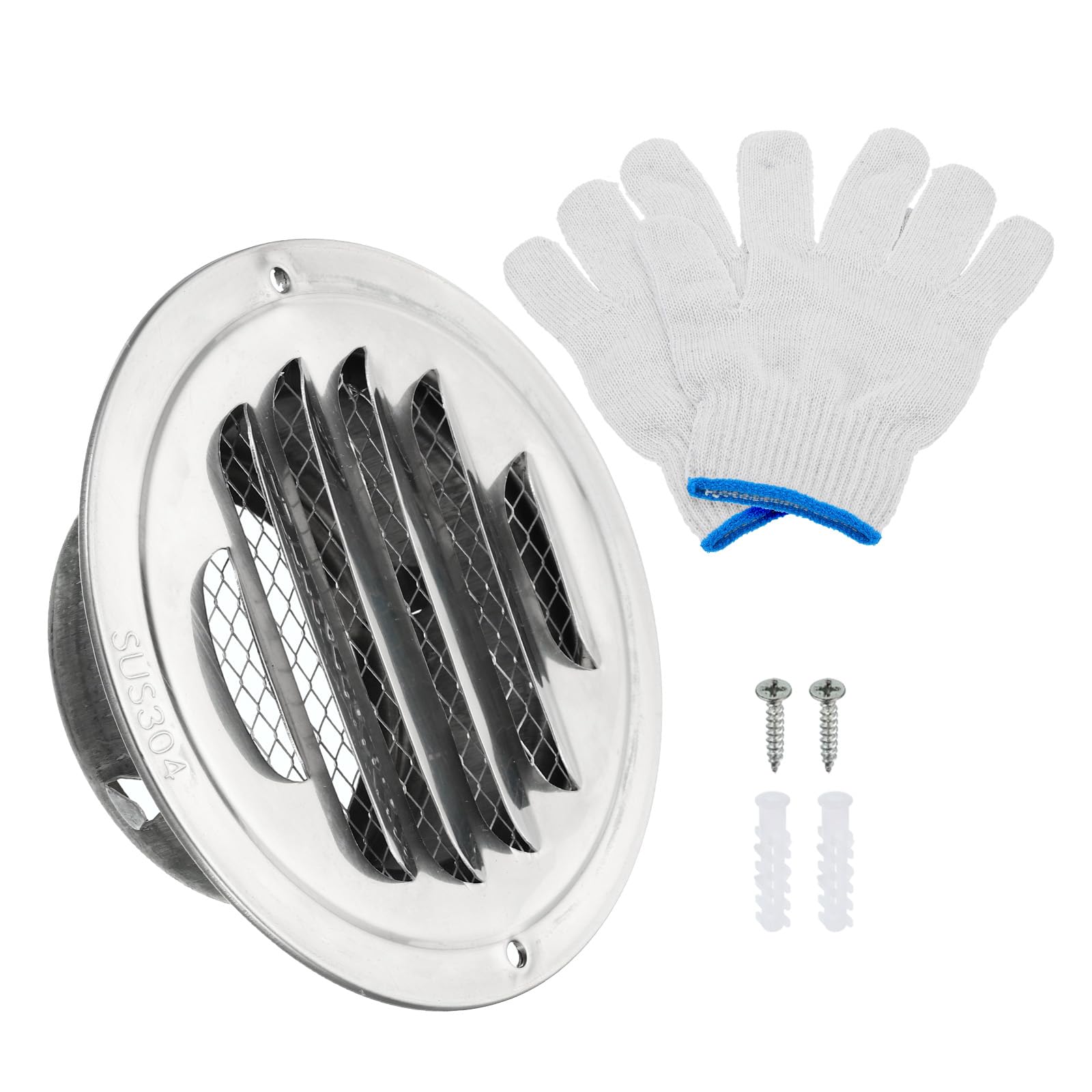PATIKIL 3" Round Soffit Air Vents