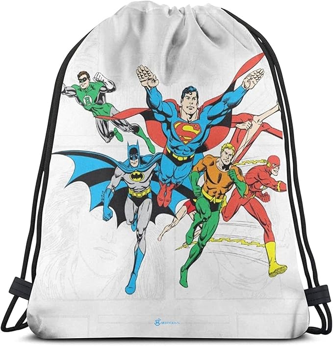 Amazon Co Jp バットマン スーパーマン ジムサック ナップサック 巾着 スポーツ 旅行 部活用 かわいい 軽量 おしゃれ 折りたためる 収納 大容量 ｍｏｒｙｄｏｖｓ スポーツバッグ 洗濯可 キャラクター シューズ バッグ