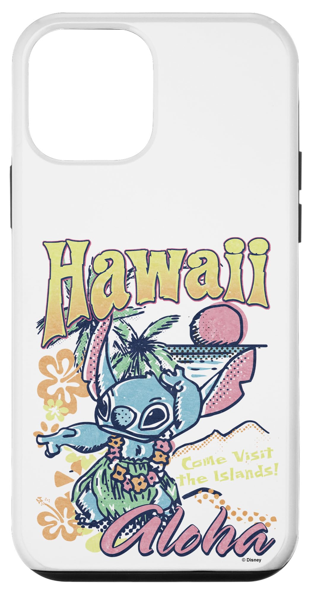 Coque iPhone 12 Mini Disney Lilo & Stitch étui antichoc souple rigide - 4