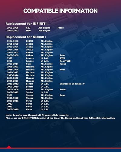 Miniatura 9 de KAX Espaciadores de rueda de 4 x 4.5 pulgadas, espaciadores de rueda centrados de 4 lengüetas de 1 pulgada para Sentra, Altima, Cube con pernos