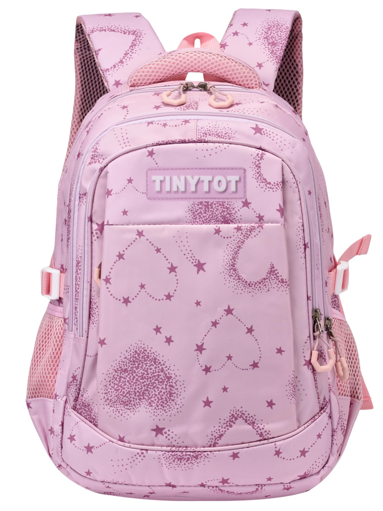 Tinytot 30 Litre, Stylish & Trendy Bag Water Resistant High Storage Heart Star Printed School Backpack College Backpack Travel Backpack Bag for Boys & Girls, 2nd Standard Onwards 18 Inch ; (Blue)