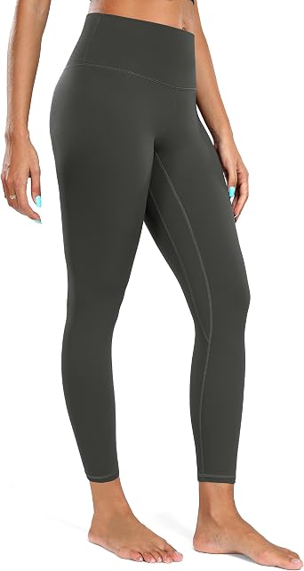 Colorfulkoala Womens High Waisted Tummy Control Workout Leggings 7/8 Length Ultra Soft Yoga Pants 25"