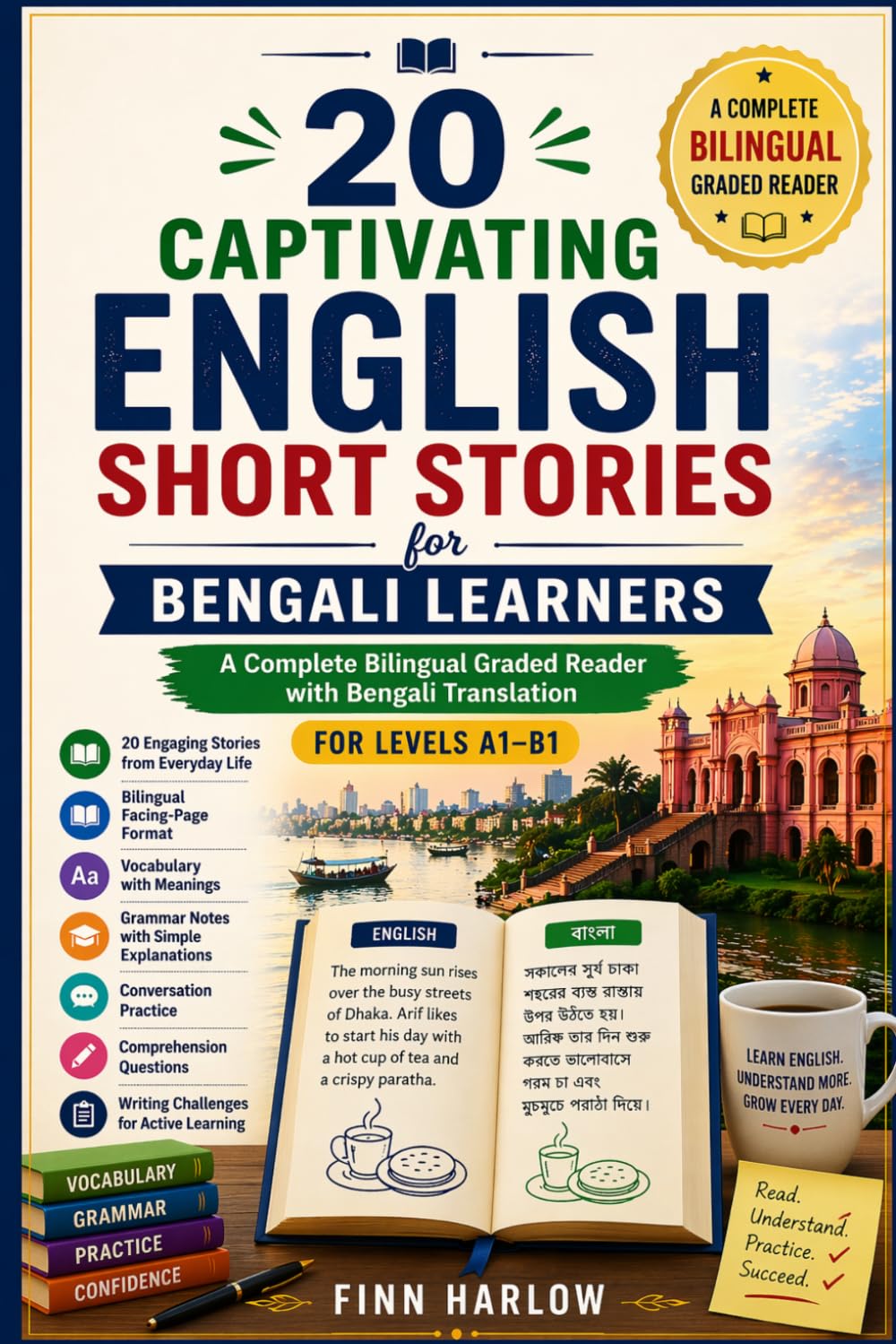 20 Captivating English Short Stories for Bengali Learners: A Complete Bilingual Graded Reader with Bengali Translation for Levels A1–B1