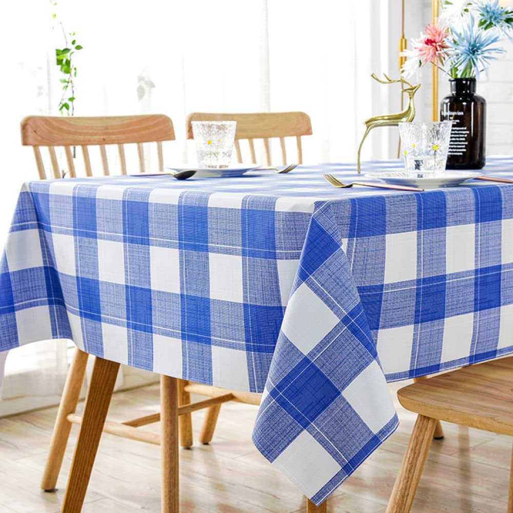 Nappe de cuisine en vinyle imprimé pour repas de famille sans taches