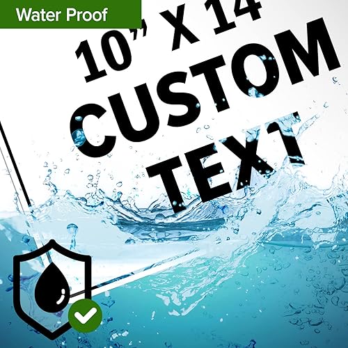 Miniatura 8 de Letrero personalizado letrero de metal personalizado para uso en exteriores e interiores Aluminio 040 4 estilos sin óxidoresistente a la