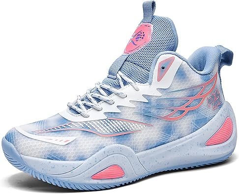High Top Womens Mens Basketball Shoes Breathable Non Slip Outdoor Sneakers Comfortable Fashion Athletic Training Sport Shoes