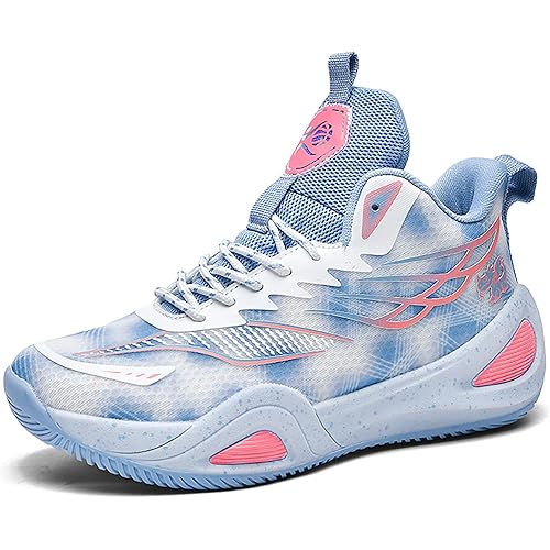 High Top Womens Mens Basketball Shoes Breathable Non Slip Outdoor Sneakers Comfortable Fashion Athletic Training Sport Shoes