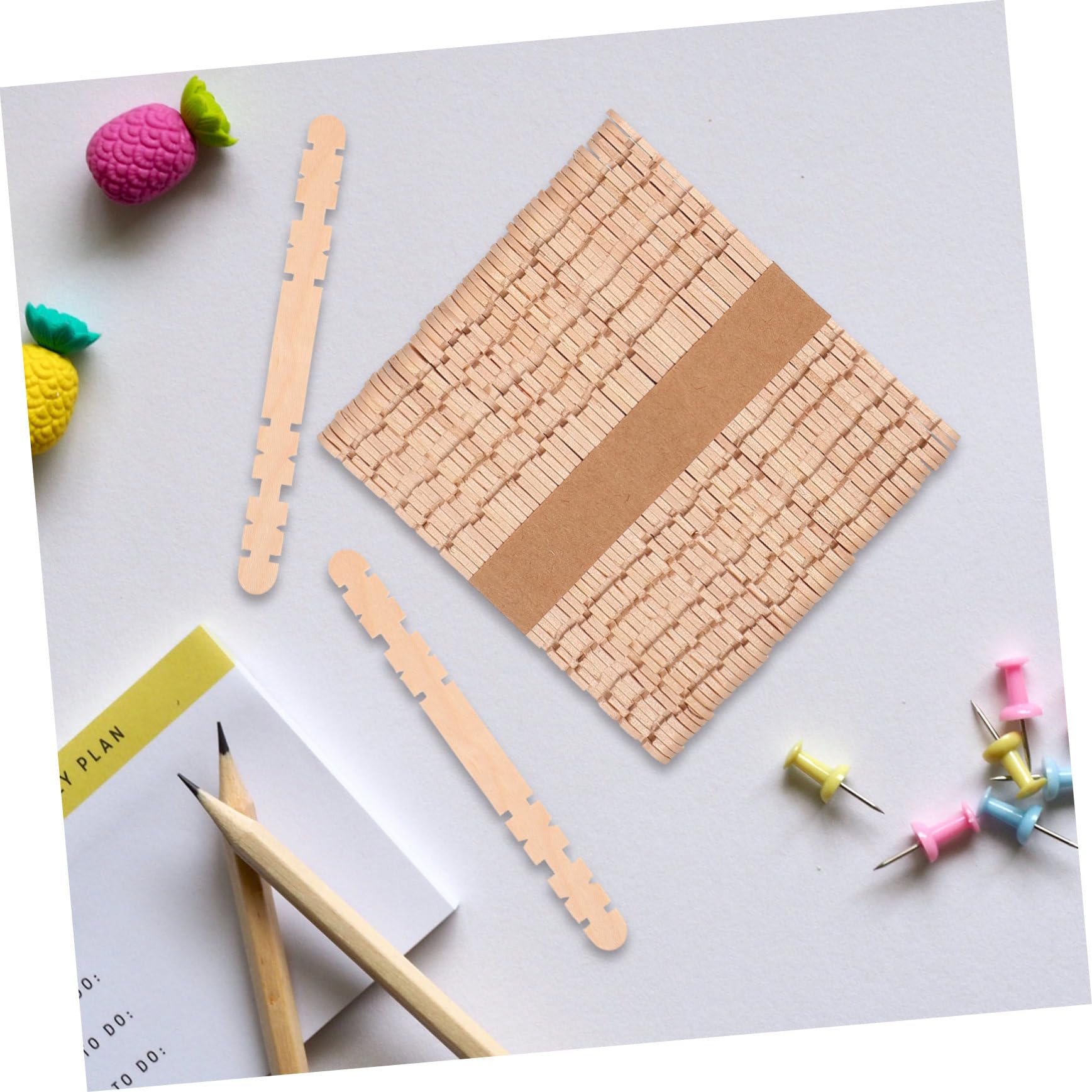 Lurrose 5stücke Handgefertigte Holzleisten Kreative Bastelmaterialien Aus Hochwertigem Holz Für Modelle Dekorationen Und Handarbeiten Für Feste Und Anlässe