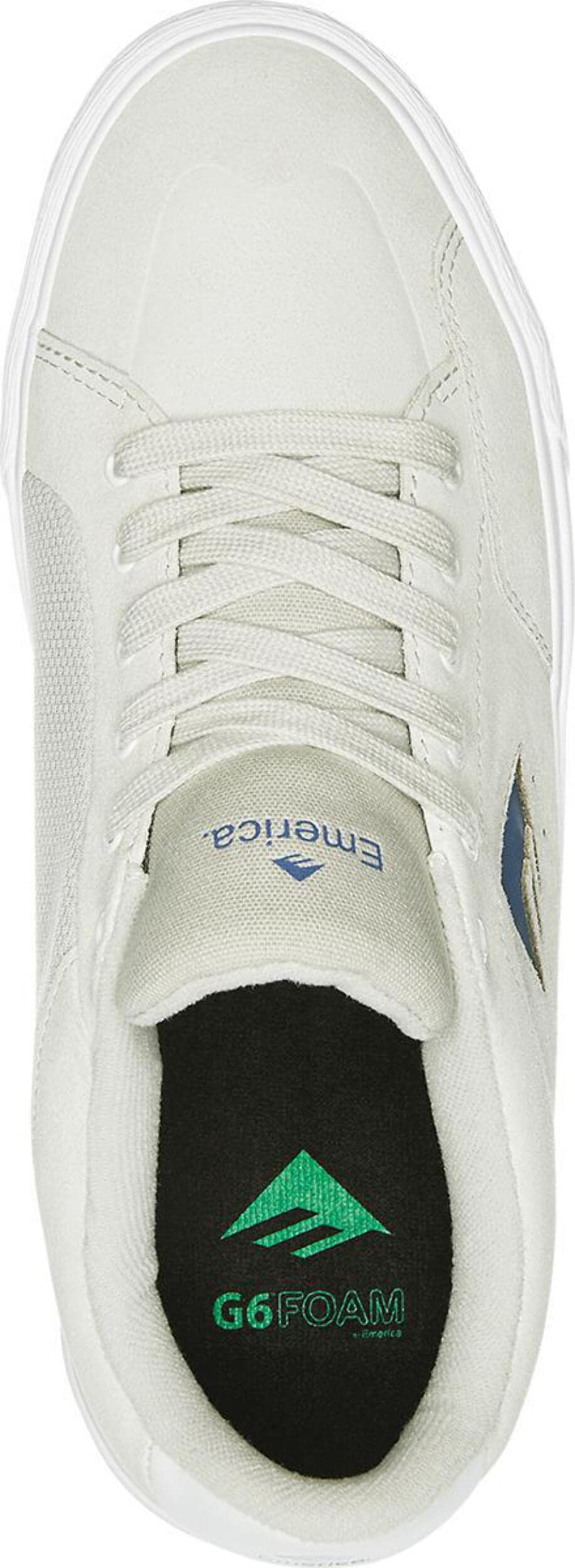 Emerica Men's Temple Shoes,9,White/Blue