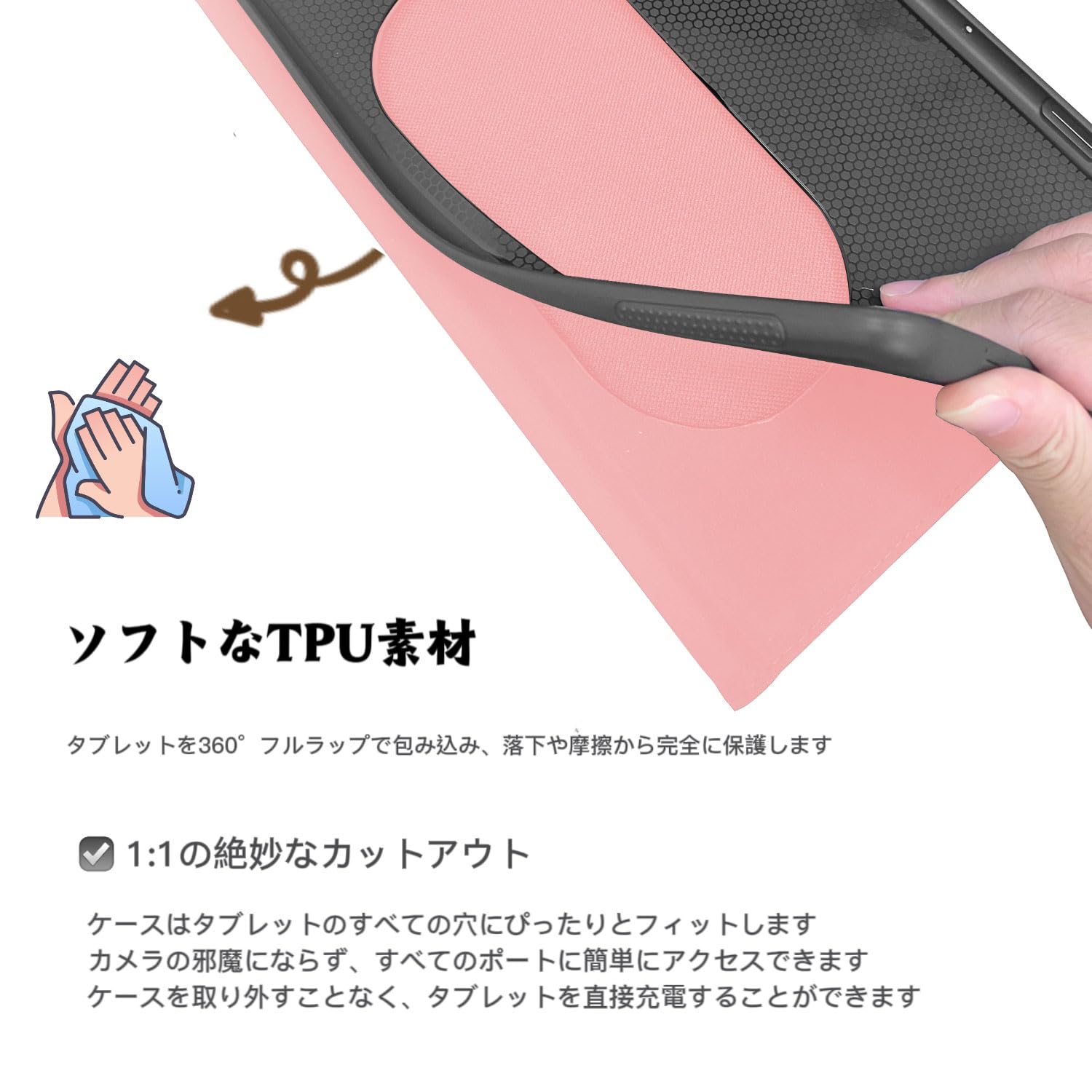 Amazon.co.jp: 【YCJDP】Google Pixel Tablet 専用ケース 10.95