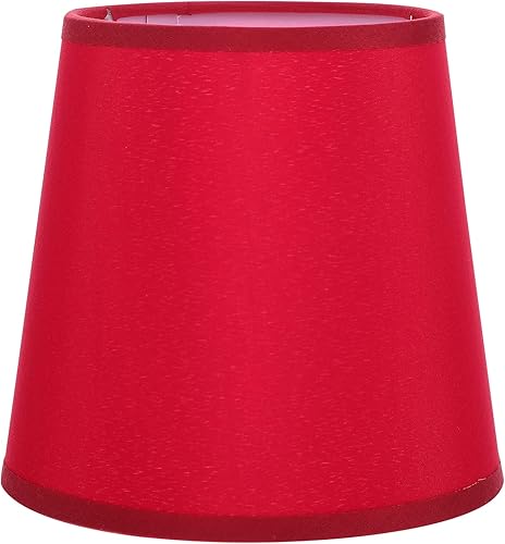 Miniatura 1 de Beaupretty Pantalla de tela para lámpara de mesa, lámpara de mesa, lámpara de mesita de noche, tela de repuesto, cubierta de lámpara moderna, E14,