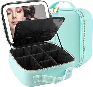 MOMIRA Makeup Bag with Mirror and Light
