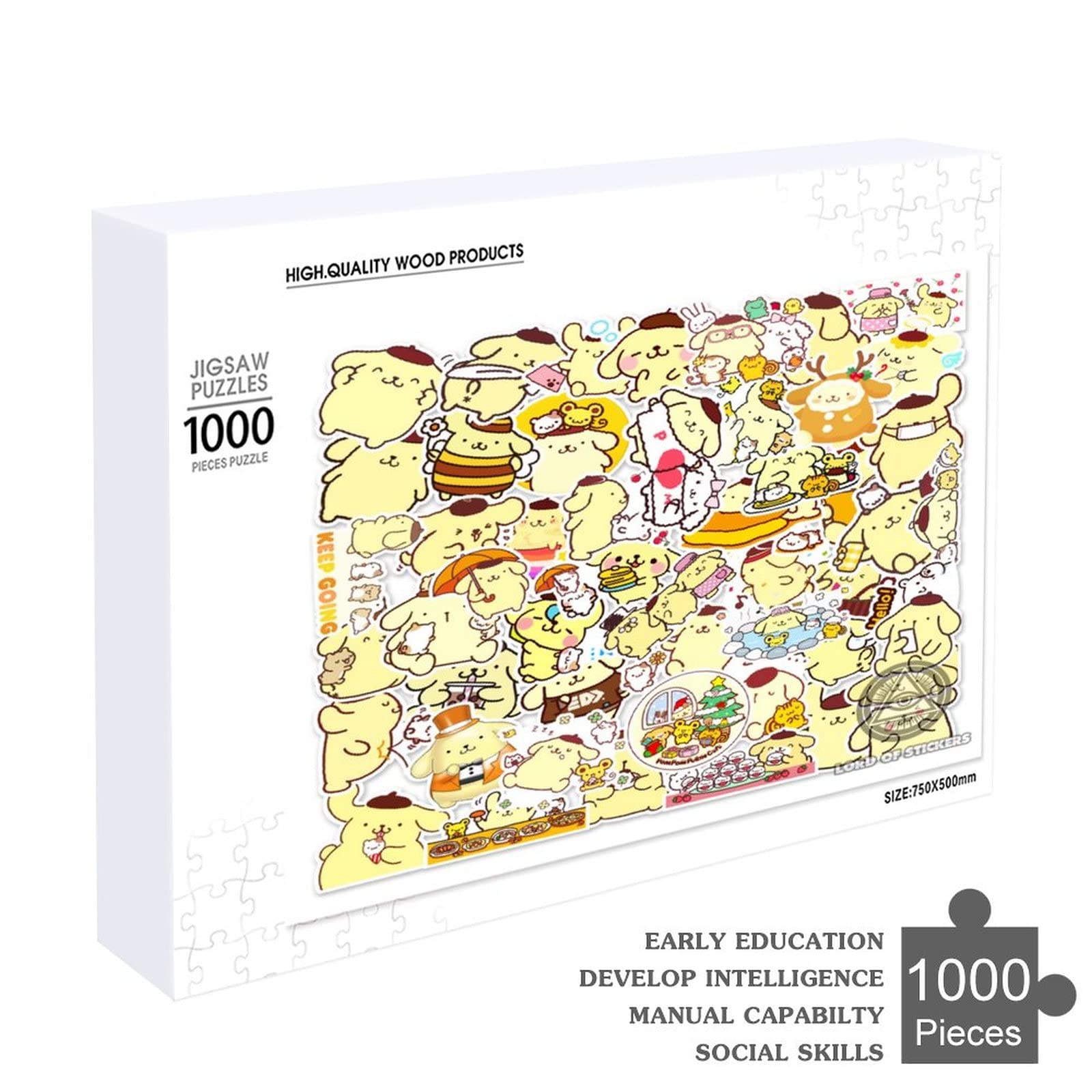ポムポムプリン ジグソーパズル 108ピース ジグソーパズル ポムポムプリンのキラキラ舞踏会