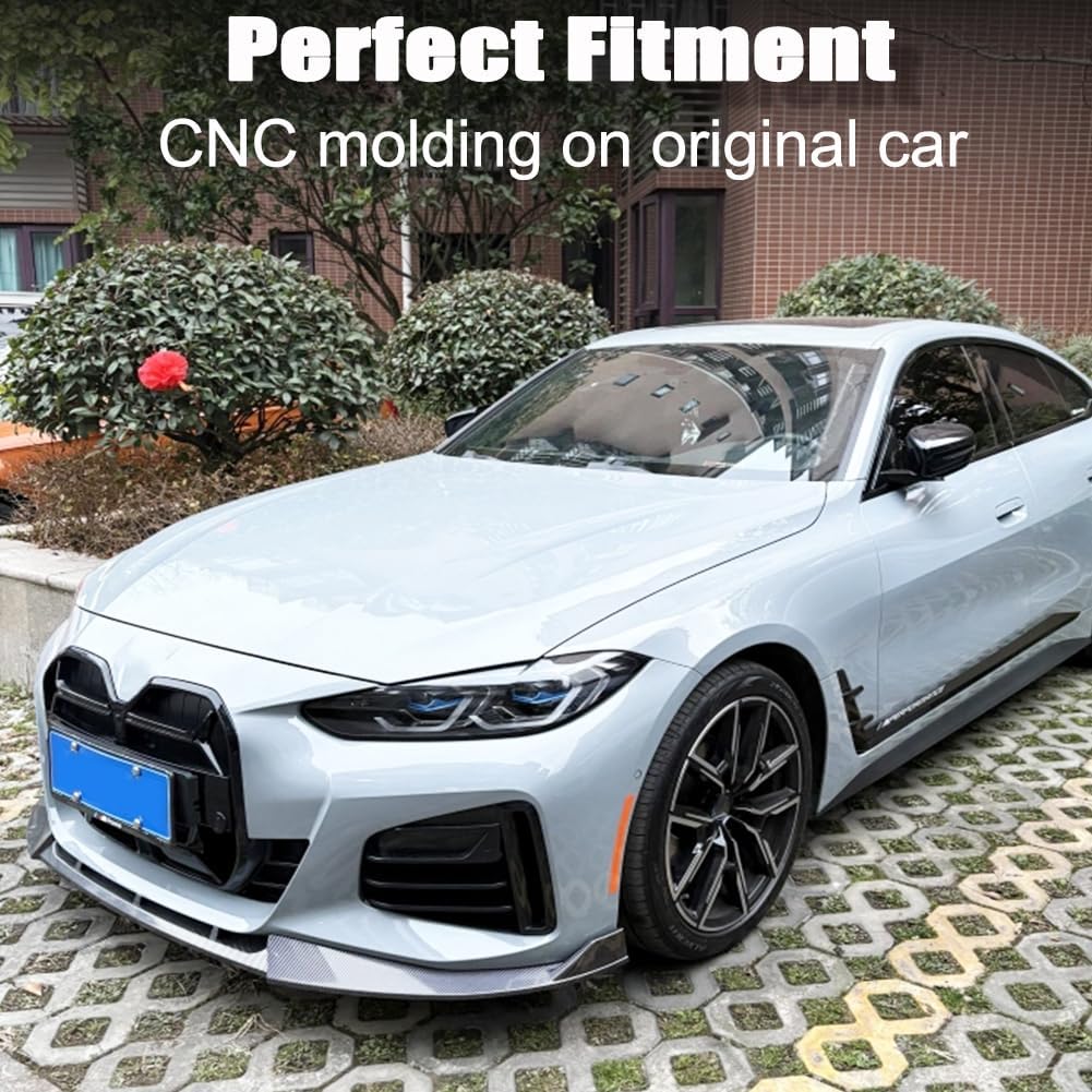 3PC Front Lip for BMW 4 Series G26 420i 430i 4-Door M-Sport 2021-2024