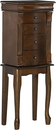 Powell Louis Philippe - Armario de joyería nogal