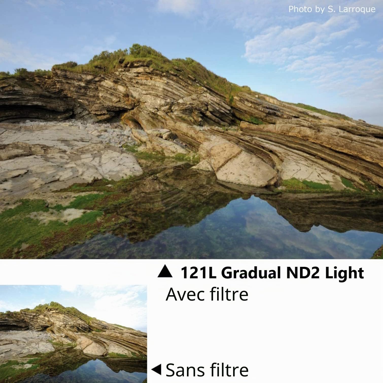Cokin Creative Ensemble de 3 Filtres densité Neutre dégradés Taille L Gris Neutre