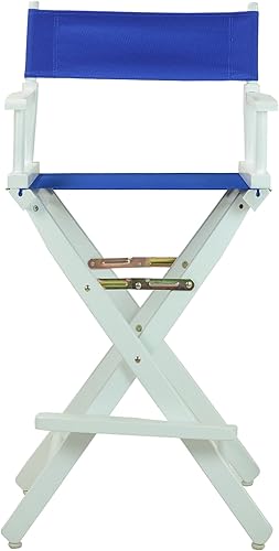 Miniatura 51 de Casual Home - Silla de director de 30 in, marco blanco, con lona color blanco, altura de barra