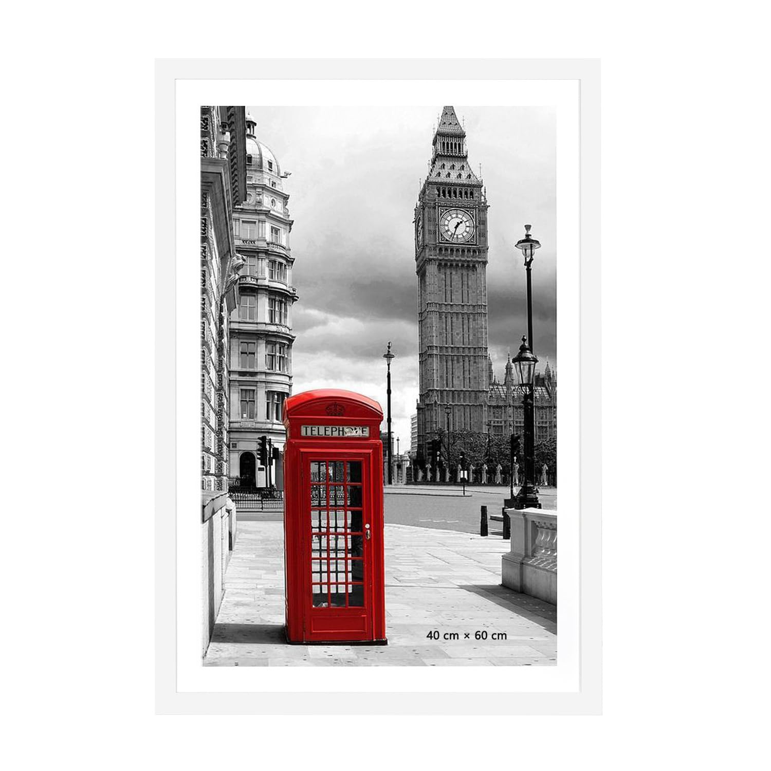 Scholar Tree White 40x60 Frame, 40x60cm Picture Frames, Wall Hanging Photo Frame