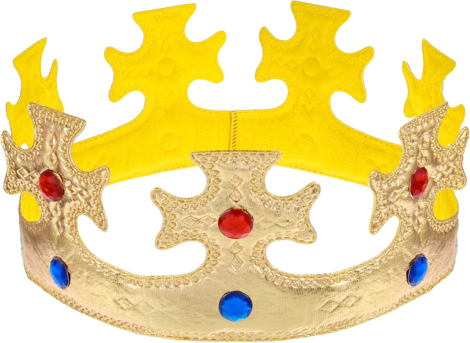Golden Birthday Crown - King Crown Boy Crowns - Gold - Adjustable - One Size - Male - Royalty Theme - Birthday, Halloween, Theme Party