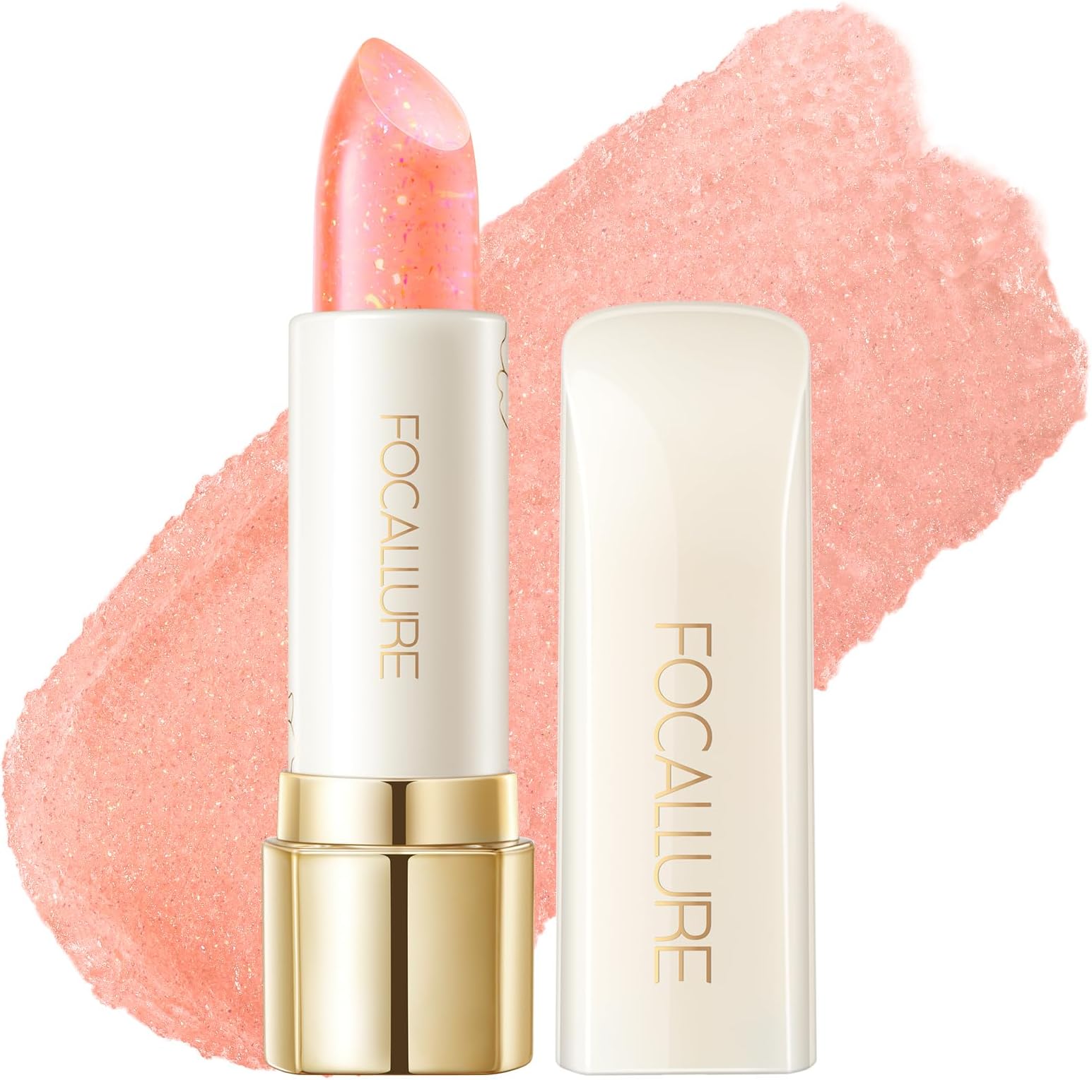 FOCALLURE Moisturizing Lipstick,Color Changing Tinted Lip Balm,Hydrating PH Lip Balm with Creamy Texture,Long Lasting High Pigmented Lip Stain,Rhodozite