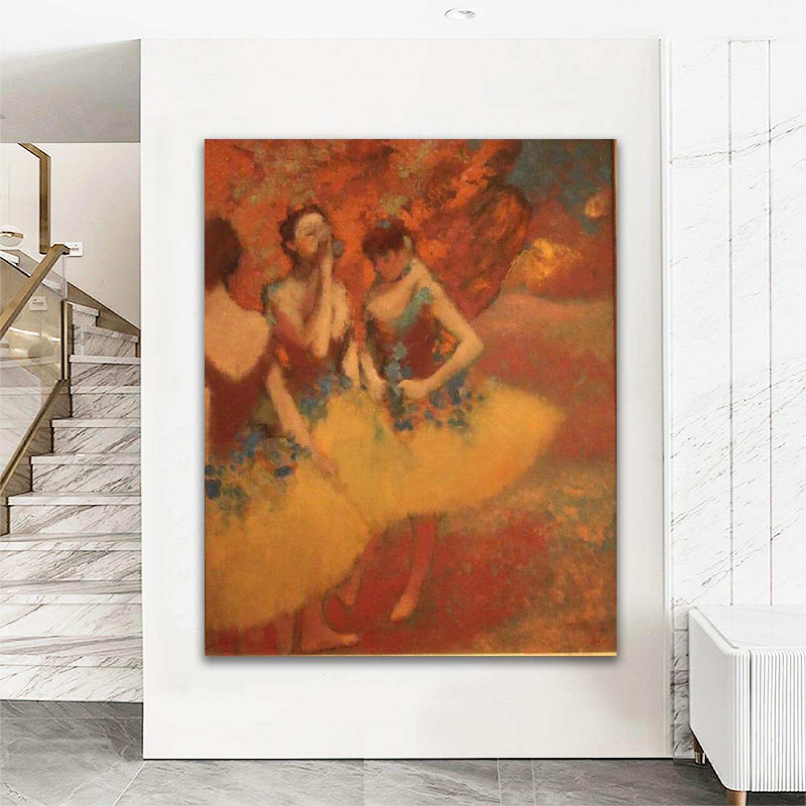 エドガー・ドガ、「DANSEUSE JAUNE」、海外版超希少レゾネ、新品額付 Amazon.co.jp: エドガー・ドガの絵画。印象派の有名な絵画: 黄色い