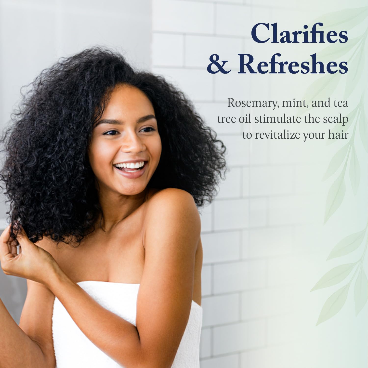 Beauty Without Cruelty Shampoo, Clarifying Rosemary Mint Tea Tree – Aromatherapy Hair & Scalp Treatment, SLS-Free, Vegan-Friendly & Cruelty-Free, 16 Oz