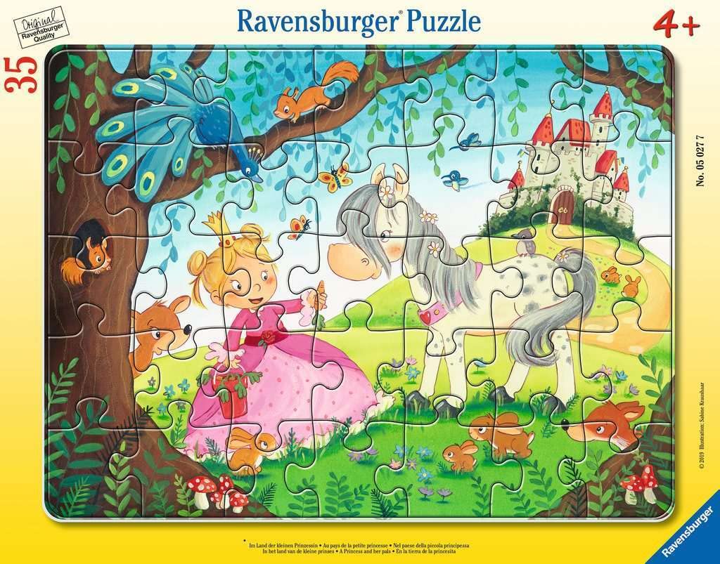 Ravensburger 35 Parça Büyük Çerçeveli Puzzle Küçük Prenses