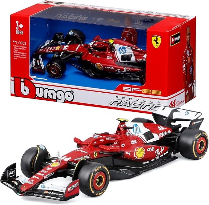 Miniature Ferrari F1 Bburago – monoplace officielle (lien affilié Amazon)