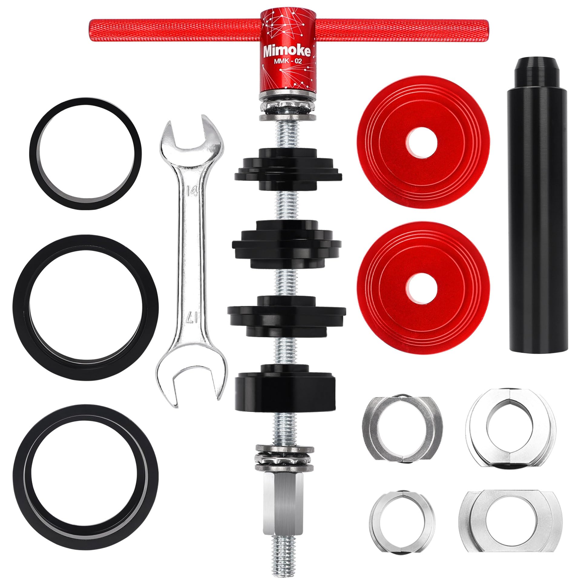 Mimoke Kit de Parte Inferior de Bicicleta para Instalar y Quitar el Soporte Herramienta Profesional para rodamiento Interior BB86 BB30 BB91 BB92 PF30