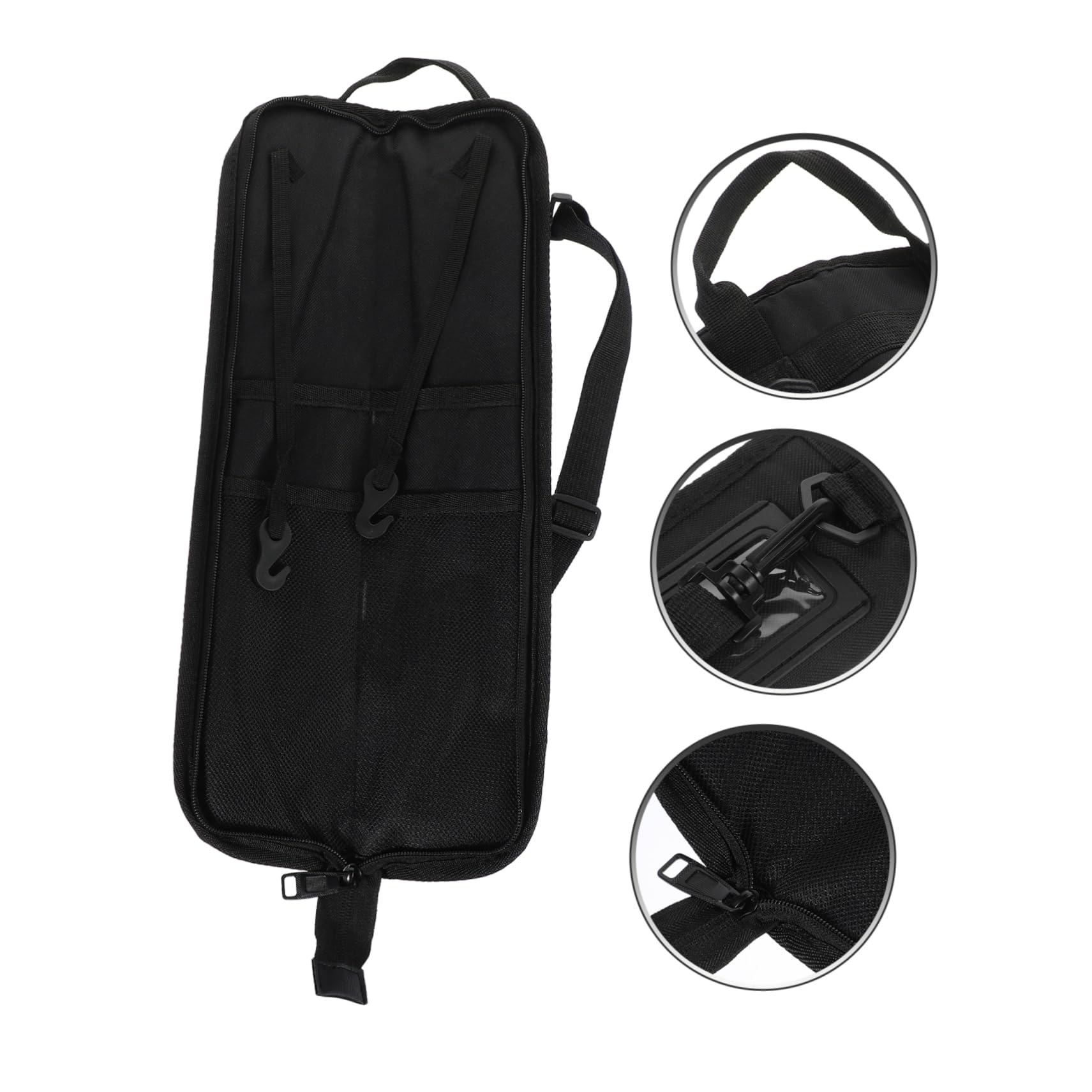 NULYLU Oxford Cloth Drumstick Bag Hand or Shoulder Carry Drumstick Storage Backpack Jazz Drum Accessories