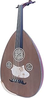 Turkish Oud With Cedar Top Face Ud String Musical Instrument Lute NAO-4 (Mahogany Wood)