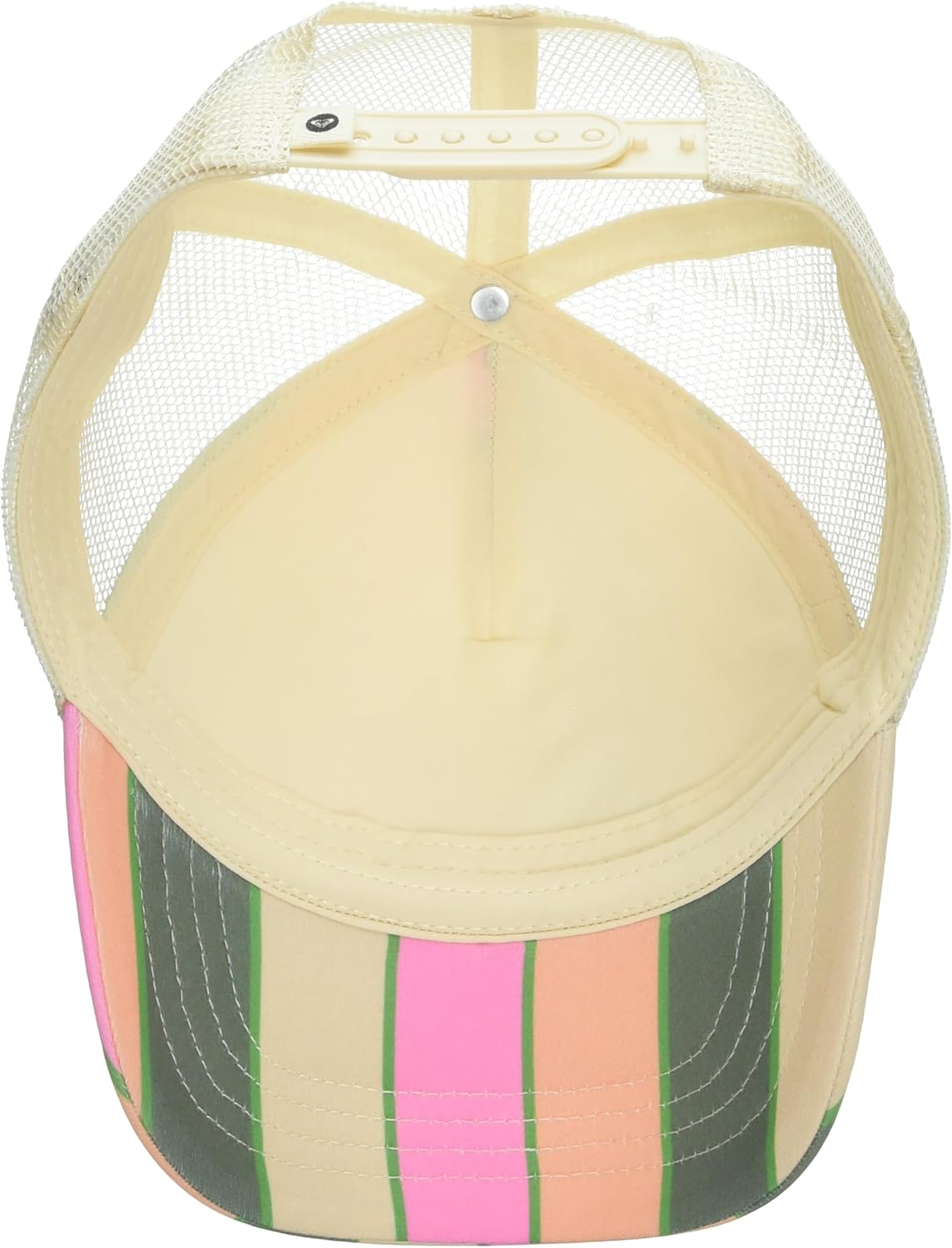 Roxy Girls' Honey Coconut Trucker Hat - Breathable Mesh Snapback, Curved Visor - Image 3