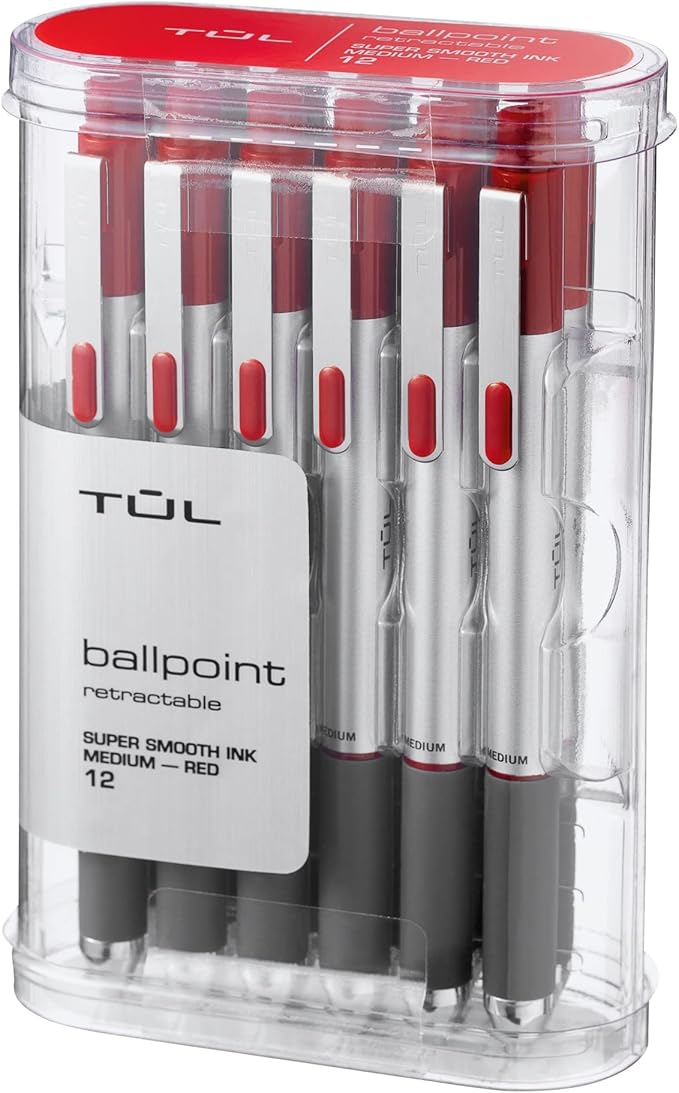 TUL BP3 Ballpoint, Retractable, Medium Point, 1.0 mm
