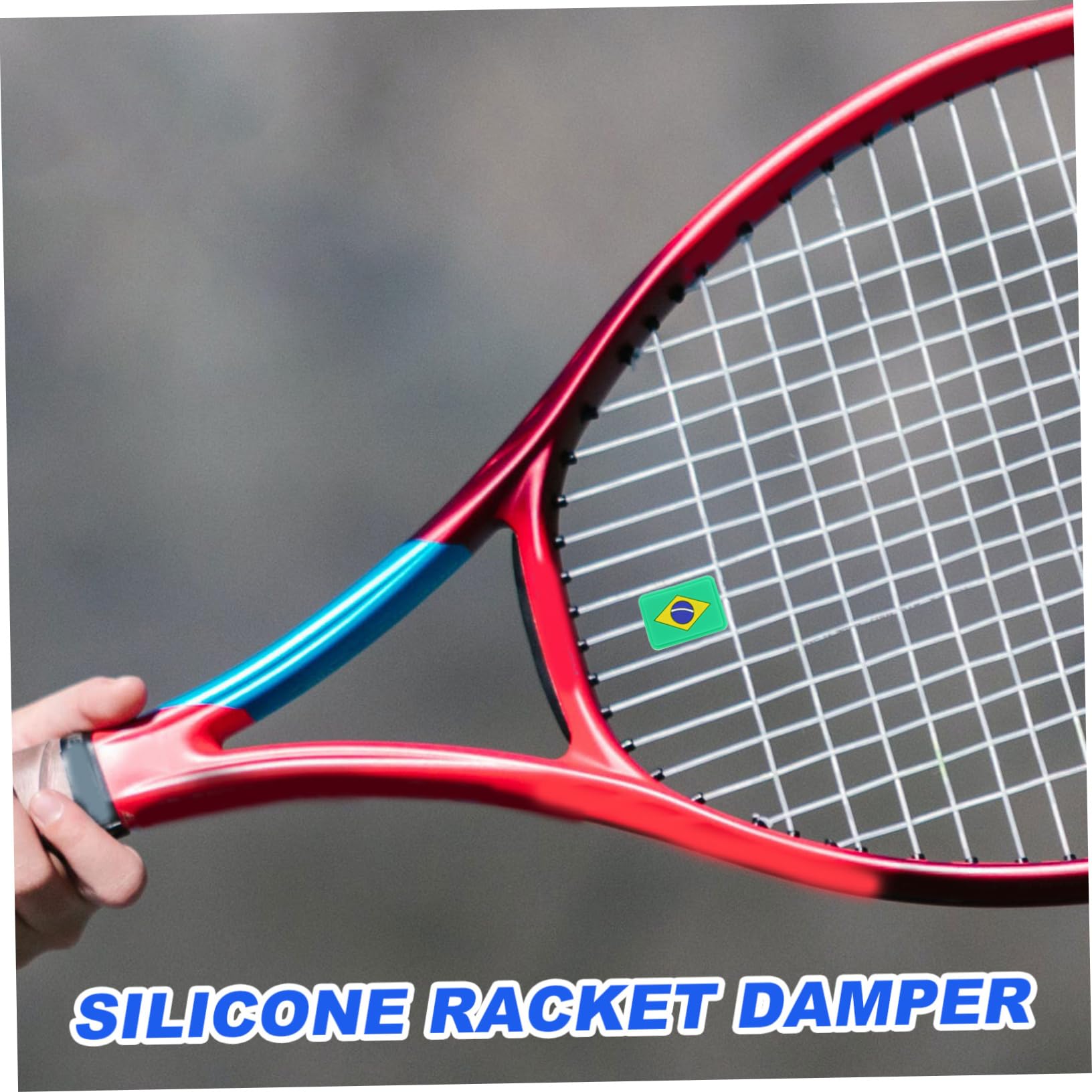 BESTonZON Ammortizzatori per Tennis Silicone Riduzione delle Facile Applicare Compatibile con Diverse Racchette per Giocatori Tennis E Accessori Sportivi 6