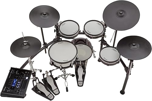 Miniatura 4 de Roland V-Drums TD-07DMK - Juego de batería electrónica con bolsa para baqueta, cable de audio de 0.138 in, 3 pares de baquetas y paño de pulido de