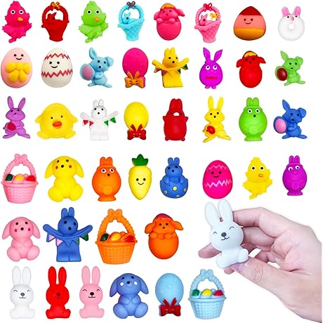 48PCS Easter Mochi Squishies: Unforgettable Easter Prizes for Teens