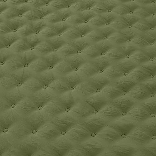 Miniatura 7 de Juego de edredón King de 3 piezas, juego de colcha reversible ultrasónica suave y cálida (104 x 90 pulgadas) con 2 fundas de almohada (20 x 36