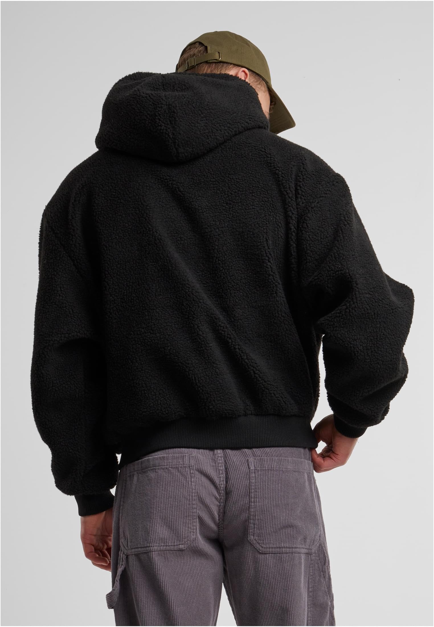 Urban Classics Urban Classics Oversized Teddy Hoodie Maglia di Tuta Uomo (Pacco da 1)