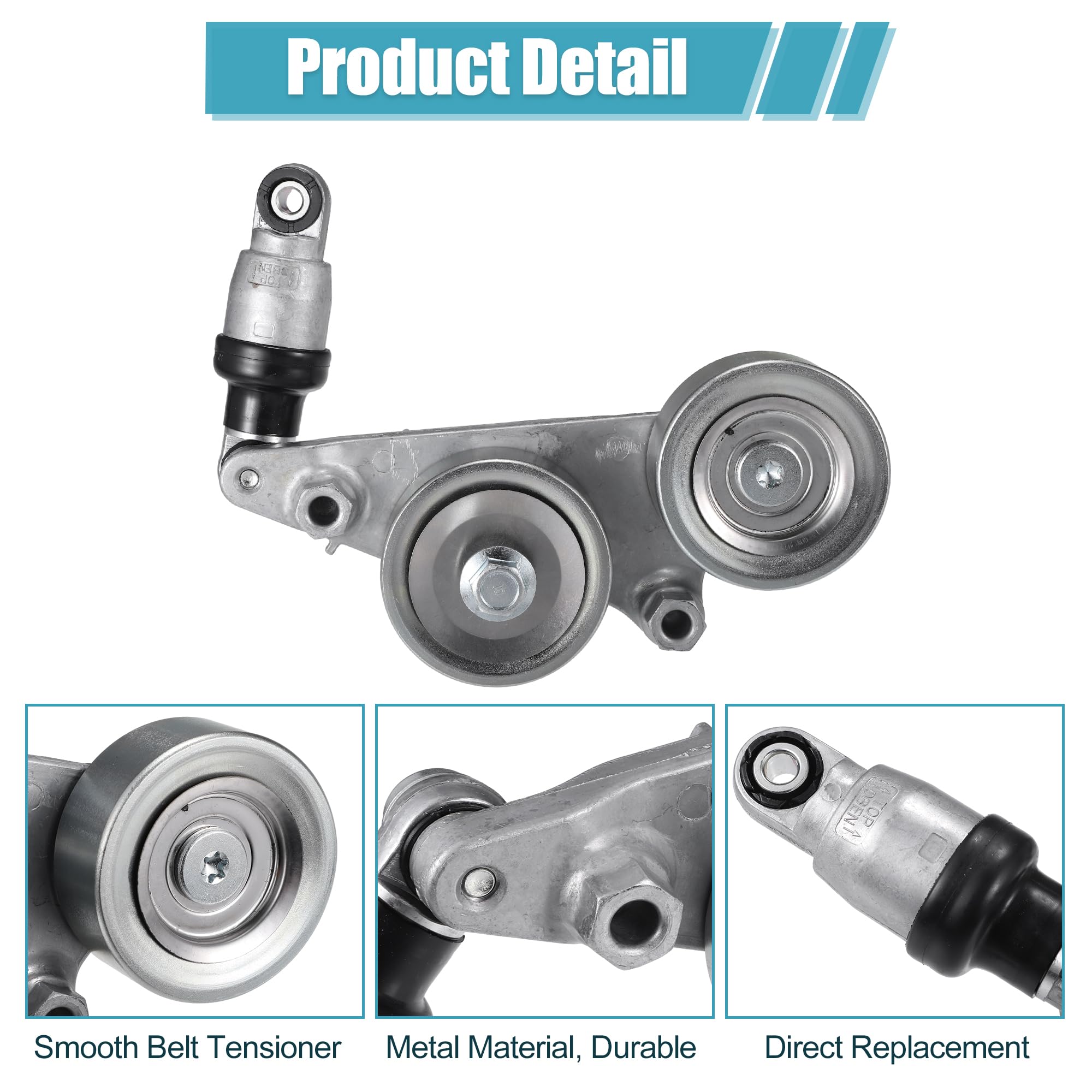 QUARKZMAN Polea Tensora De Correa De Distribución No.305390 Para Honda Accord 2005-2010