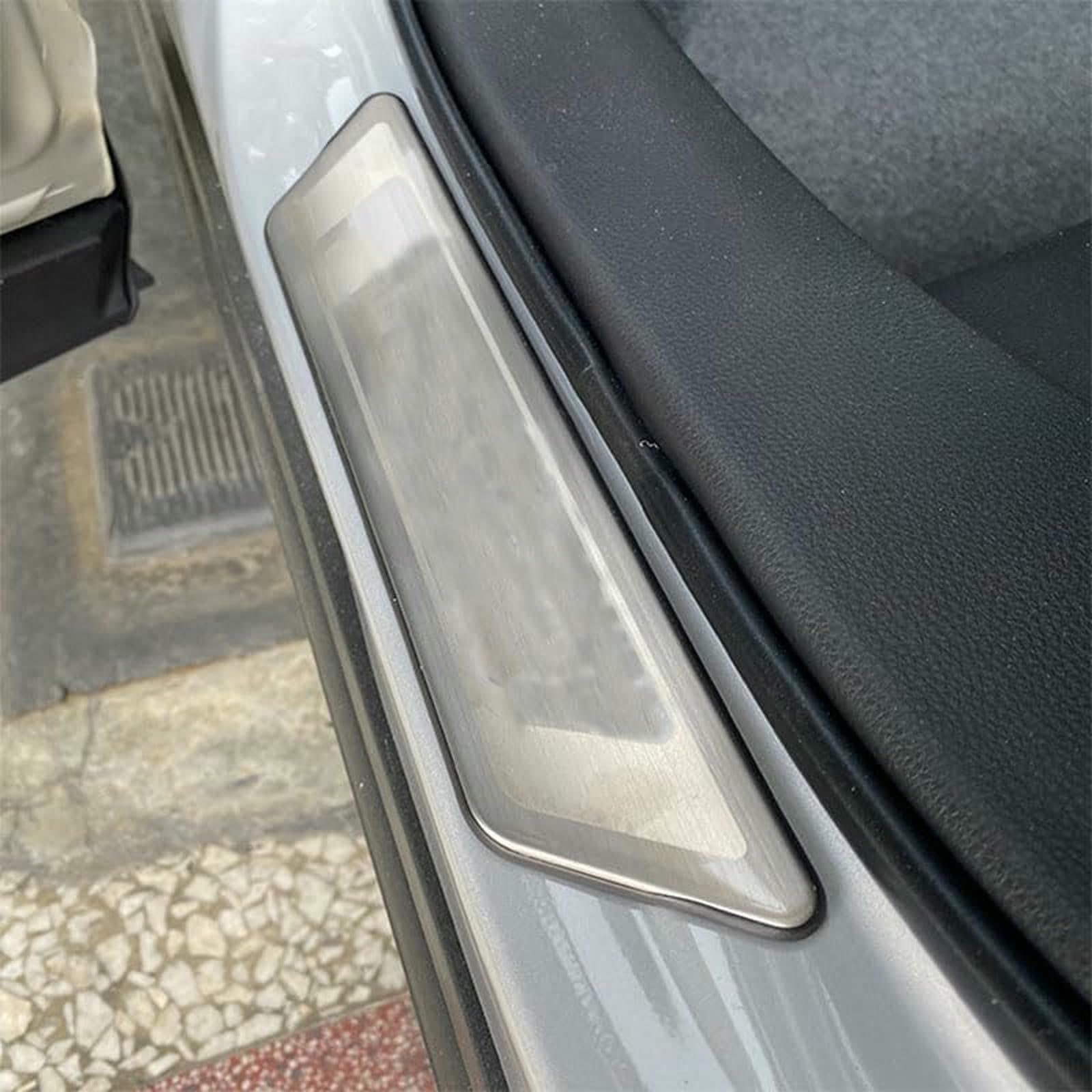 4 Protectores De Umbral De Puerta para Opel para Crossland X 2017-2020, Tira De Pedal De Bienvenida.