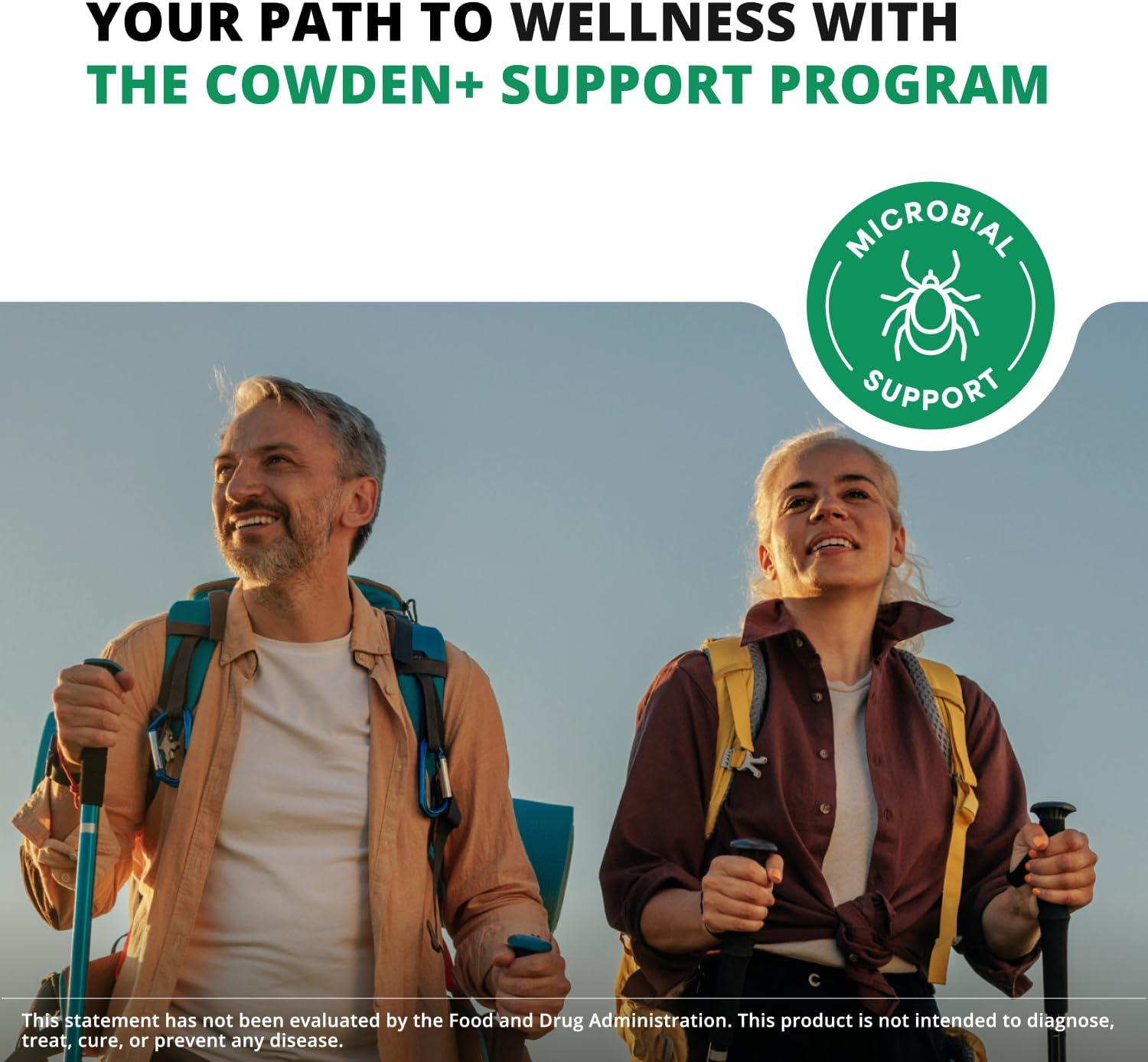 NutraMedix Herbal Supplements for Full Body Detox, Cleanse & Energy Support - Cowden+ Support Program, Month 1 - Magnesium Malate, Proteolytic Enzymes and More for Microbial Balance