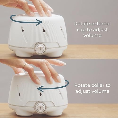 Miniatura 4 de Marpac Yogasleep WhiteGray Plus The Original White Machine Calmante sonido natural de un ventilador real con cancelación de ruido, terapia de sueño,