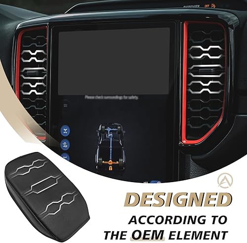 Miniatura 17 de Muslogy Funda de consola central compatible con Honda Pilot 2023 2024 2025, 2024 2025 2026 Ridgeline/Passport Accesorios para apoyabrazos, tapa